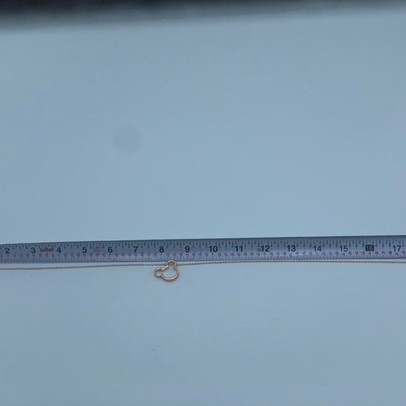 Mouse Ear Necklace Rose Gold - Picture 4 of 5